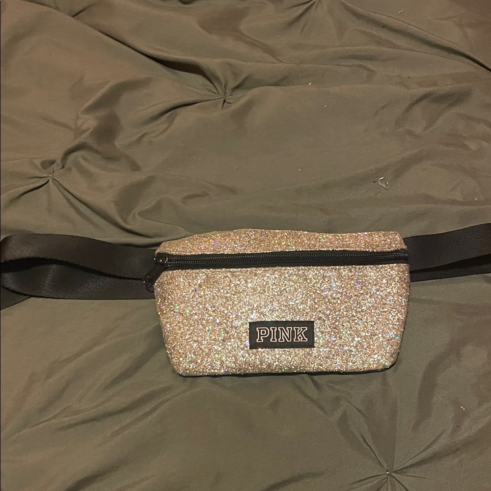 Victoria Secret Pink Glitter Fanny Pack